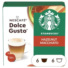 STARBUCKS Κάψουλες Καφέ Dolce Gusto Hazelnut Macchiato 123g