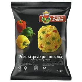 ΜΠΑΡΜΠΑ ΣΤΑΘΗΣ Ρύζι Κίτρινο 600 gr