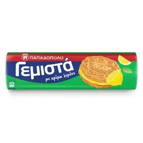 Γεμιστά μπισκότα με κρέμα λεμόνι, πορτοκάλι, φράουλα ή μπανάνα