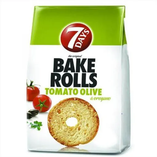 BAKE ROLLS Sea Salt, Pizza, Tomato and Olive