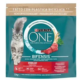 ONE sterilcat ξηρά τροφή γάτας με βοδινό & σιτάρι