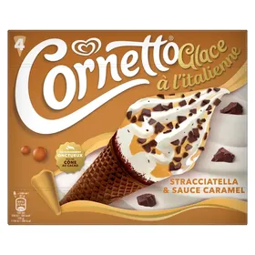 CORNETTO Παγωτό Soft Stracciatella 4x81g
