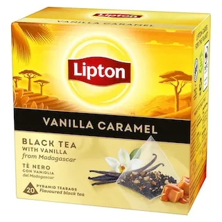 Τσάι μαύρο LIPTON βανίλια-καραμέλα 20τεμ.Χ1,7γρ.