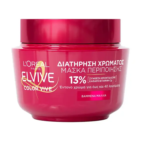 L'oreal Elvive Color Vive Μάσκα Μαλλιών Για Βαμμένα Μαλλιά 300ml.