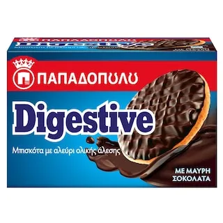 DIGESTIVE Μπισκότα Μαύρη Σοκολάτα 200g