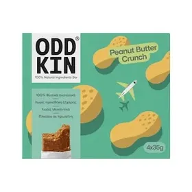 ODDKIN Μπάρα Χουρμά Πρωτεΐνης Φυστικοβούτυρο 4x35g