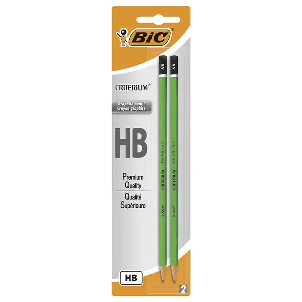 Bic Criterium 550 Μολύβι Γραφίτη HB 2τεμ.
