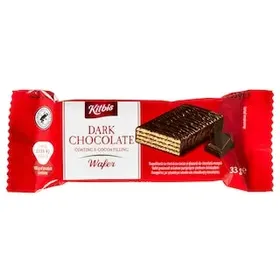 KITBIS Γκοφρέτα Επικάλυψη Σοκολάτας Υγείας 33g