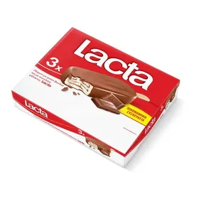 LACTA Παγωτό Ξυλάκι Βανίλια Σοκολάτα Γάλακτος