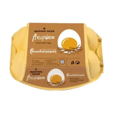 Αυγοδιατροφική Αυγά Αχυρώνα 6x63g