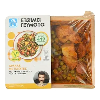 ΑΒ ΕΤΟΙΜΑ ΓΕΥΜΑΤΑ Αρακάς με Πατάτες 400g