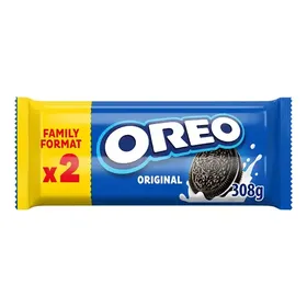 Oreo Μπισκότα Γεμιστά Βανίλια 2x154γρ.