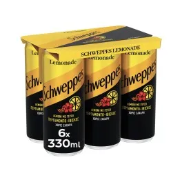 Schweppes Lemonade Berga & Hibis sleek 6x330ml
