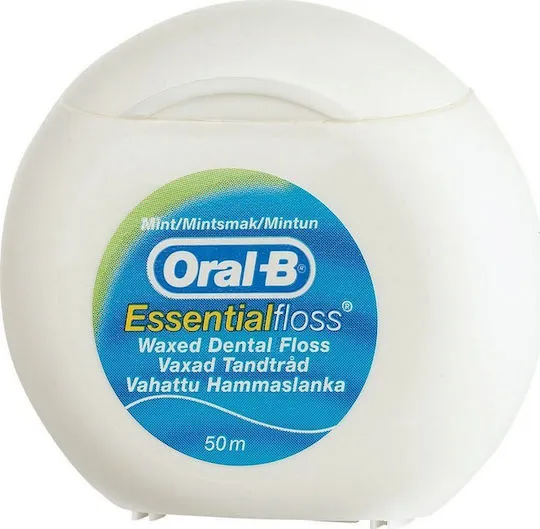 Essential Floss Κερωμένο Οδοντικό νήμα - Αφαιρεί πλάκα - Γεύση μέντας