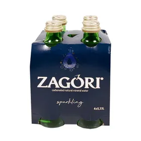 Ζαγόρι Ανθρακούχο Νερό 4x330ml.