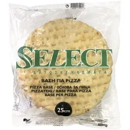 Select Βάση Πίτσας 25cm 4 Τεμάχια