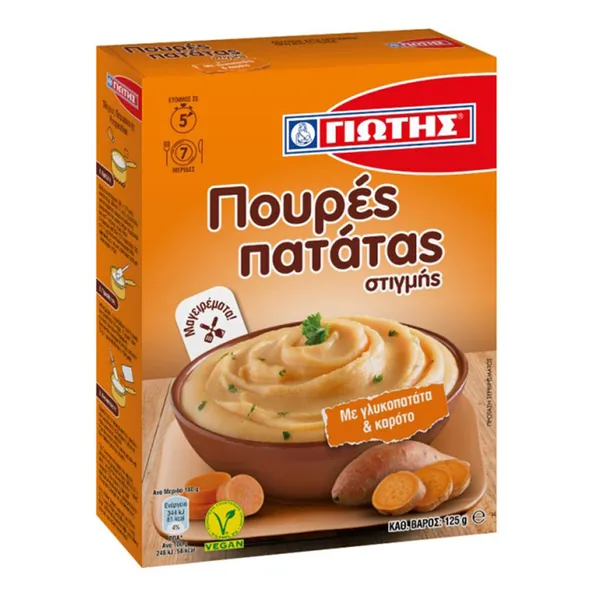 Πουρές γλυκοπατάτας & καρότου 125gr