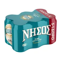 Μπύρα κουτί Νήσος 6x330 ml 5+1 Δώρο