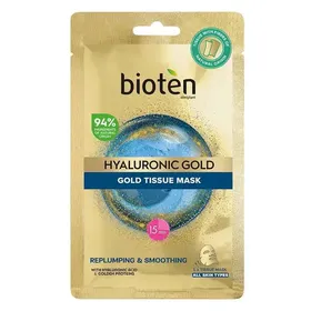 BIOTEN Hyaluronic Gold Μάσκα Προσώπου Υφασμάτινη Replumping & Smoothing 25ml