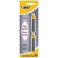 BIC HB 0.7 mm Μύτες Μηχανικού Μολυβιού - 2τεμ x 12 Μύτες