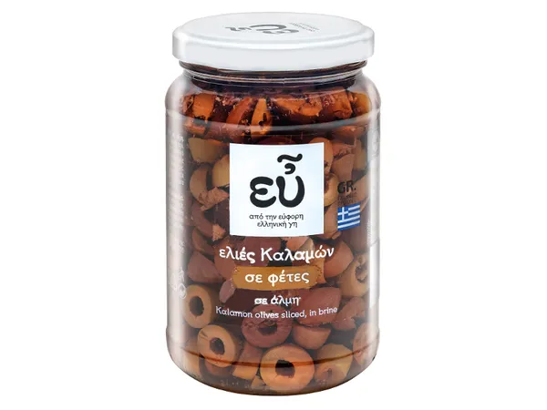 Ελιές σε ροδέλες ποικιλία Κάθε συσκ. 370 ml (180 g)