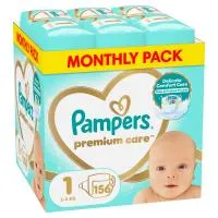 Πάνες Pampers Premium Care Μέγεθος 1 2-5 kg 156τεμ