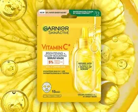 GARNIER Skin Active όλες οι υφασμάτινες μάσκες προσώπου 28γρ.