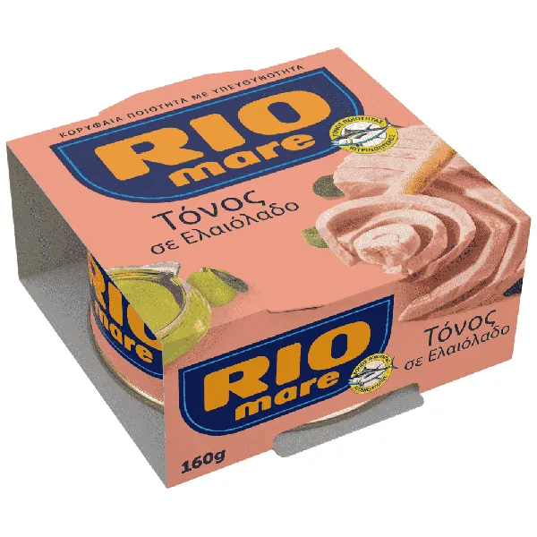 Τόνος σε Ελαιόλαδο 160g (2τεμ.) (στρ. βάρος 208g)
