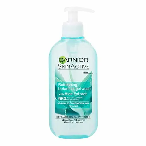 L'oreal Garnier Skin Active Botanical Gel Καθαρισμού Aloe Για Μικτές Επιδερμίδες 200ml.
