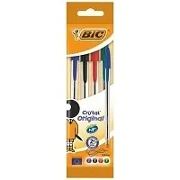 BIC Στυλό Cristal Σακουλάκι Μικτά 4τεμ