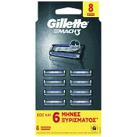 Gillette Mach III Ξυραφάκια Ανταλλακτικά 8τεμ