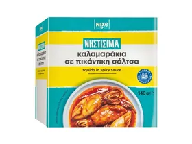 Νηστίσιμα Καλαμαράκια σε πικάντικη σάλτσα