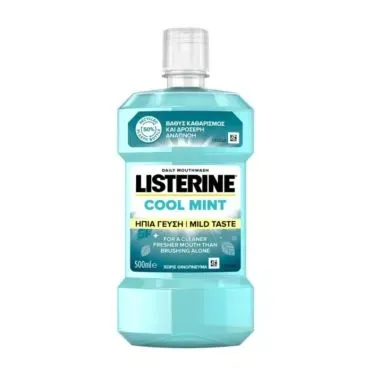 LISTERINE® Cool Mint Στοματικό Διάλυμα με Ήπια Γεύση 500ml