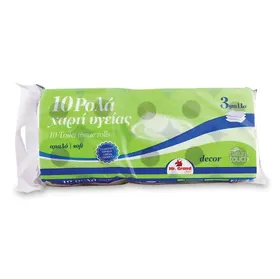 Χαρτί υγείας MR. GRAND 3φ. 900γρ. 10τεμ.