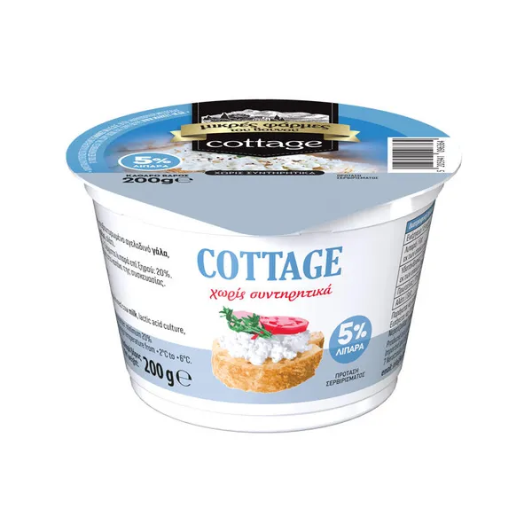ΜΙΚΡΕΣ ΦΑΡΜΕΣ ΤΟΥ ΒΟΥΝΟΥ cottage 5% λιπαρά 200γρ.