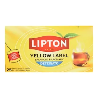 LIPTON Τσάι Μαύρο Decaf Αρωματισμένο 25x1.5g
