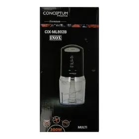 πολυκόπτης inox 300W 500ml με διπλές ανοξείδωτες λεπίδες, 2 ταχύτητες & σύστημα ασφαλείας
