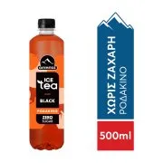 ΟΛΥΜΠΟΣ Ice Tea Black Ροδάκινο Χωρίς ζάχαρη 500ml