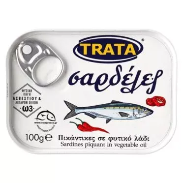 TRATA ΣΑΡΔΕΛΕΣ ΠΙΚΑΝΤΙΚΕΣ 100γρ