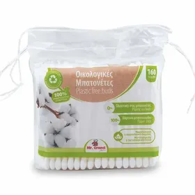 MrGrand Μπατονέτες Cotton Οικολογικό Χάρτινο Stick 160τεμ.