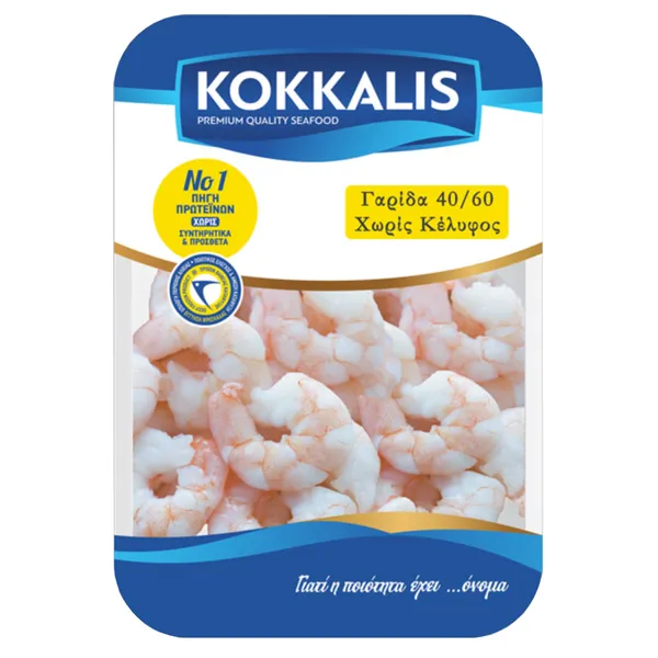 Γαρίδες αποφλοιωμένες 40-60 400gr