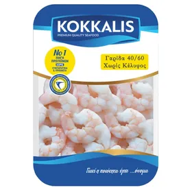 Γαρίδες αποφλοιωμένες 40-60 400gr