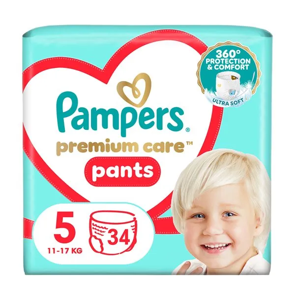 Premium Care Pants Παιδικές Πάνες-Βρακάκι Νο 5 (11-17kg) 32τεμ.