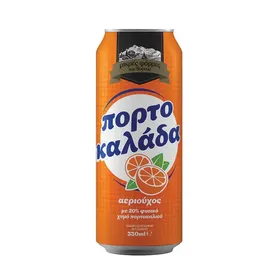 αναψυκτικό cola ή πορτοκαλάδα με ανθρακικό ή λεμονάδα κουτί
