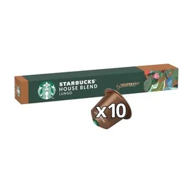 STARBUCKS Καφές Espresso House Blend Lungo 10 κάψουλες συμβατές με μηχανή Nespresso