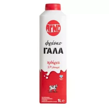 ΑΓΝΟ Φρέσκο Γάλα Πλήρες 3,7% 1lt