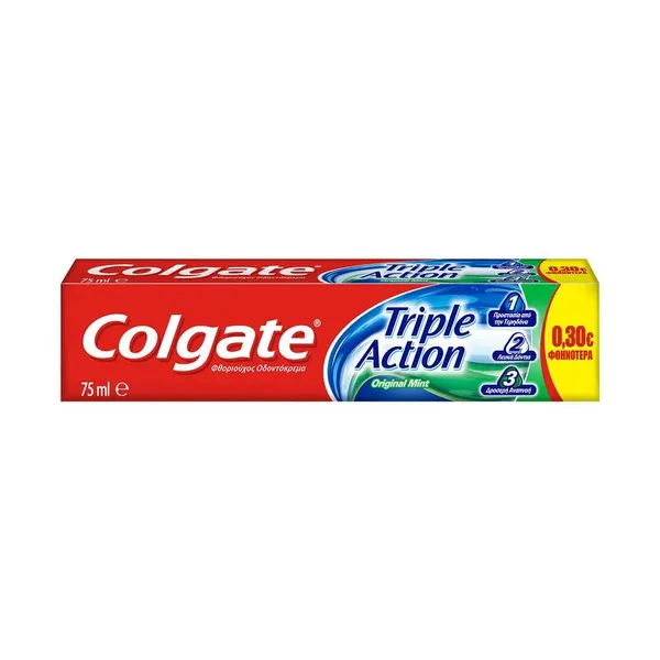 triple action οδοντόκρεμα 75ml