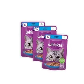WHISKAS Τόνος σε Ζελέ για γάτες 85γρ.