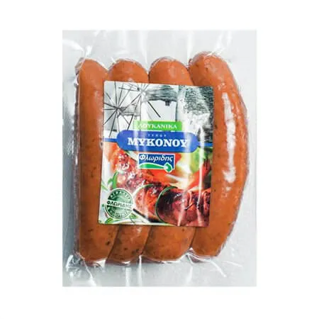 ΦΛΩΡΙΔΗΣ λουκάνικα τ. Μυκόνου 420γρ