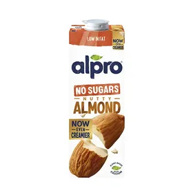 ALPRO Ρόφημα Αμυγδάλου Vegan Χωρίς γλουτένη Χωρίς λακτόζη Χωρίς ζάχαρη 1lt